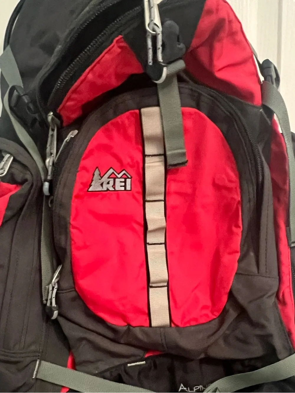 REI Red and Black Men's Hiking Backpack